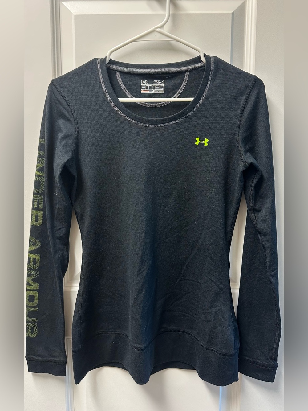 Under Armour Black Fitted Performance Long Sleeve